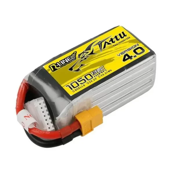 TATTU 6S 1050mah TATTU 1050mAh 22.2V NV 6S 120C XT60