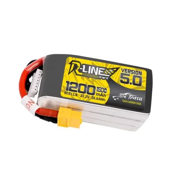 TATTU 1200mAh version 5.0 22.2V NV 6S 150C XT60