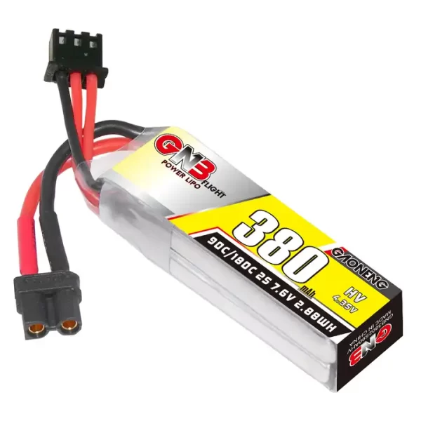 GNB 380mAh 7.6V HV 2S 90C XT30