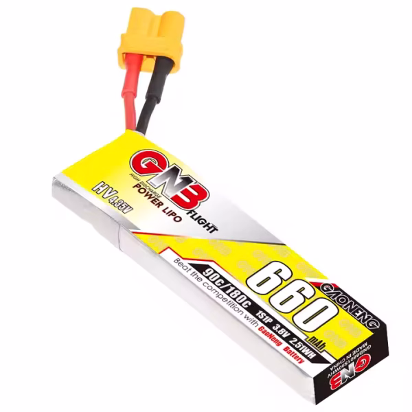 GNB 660mAh 3.8V HV 1S 90C XT30